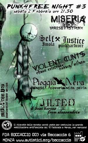 Punk4Free Night #3 - [2008] Live At FOA Boccaccio